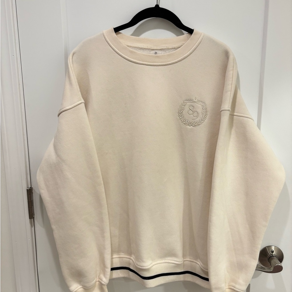 Altar’d State Cream Crewneck Sweater
